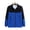 Blue#1, variant on Plus Size Women's Casual Zip Up Jacket – Long Sleeve Hoodless Windbreaker with Pockets, Solid Color-Block Outwear for Daily Wear, Work, Parties, and Travel