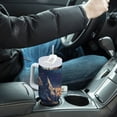 thumbnail image 4 of Yayeee 40oz Stainless Steel Tumbler with Handle Double Insulated Bottle, Ethereal Mountain, 4 of 8