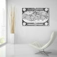 thumbnail image 6 of Epic Art 'Antique World Map' by  Vision Studio, Acrylic Glass Wall Art, 36"x24", 6 of 8