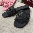 thumbnail image 5 of Gu-cci Black Sandals with Interlocking G Logo, 5 of 5