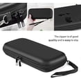 thumbnail image 3 of for Nintendo Switch Lite Carrying Case/Accessories with [3 Packs] Screen protectors/19 Game Card Holders/Storage, Protective Travel Case PU Leather Portable Hard Shell Carry Game Bag (Black), 3 of 8