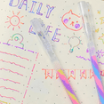 thumbnail image 6 of 6/18 Pack Mixing of 3 Colors Magic Gel Pens, Kawaii Color Changing Ballpoint Pen, Set for Adult Coloring Books, Doodling Scrapbook, 6 of 10