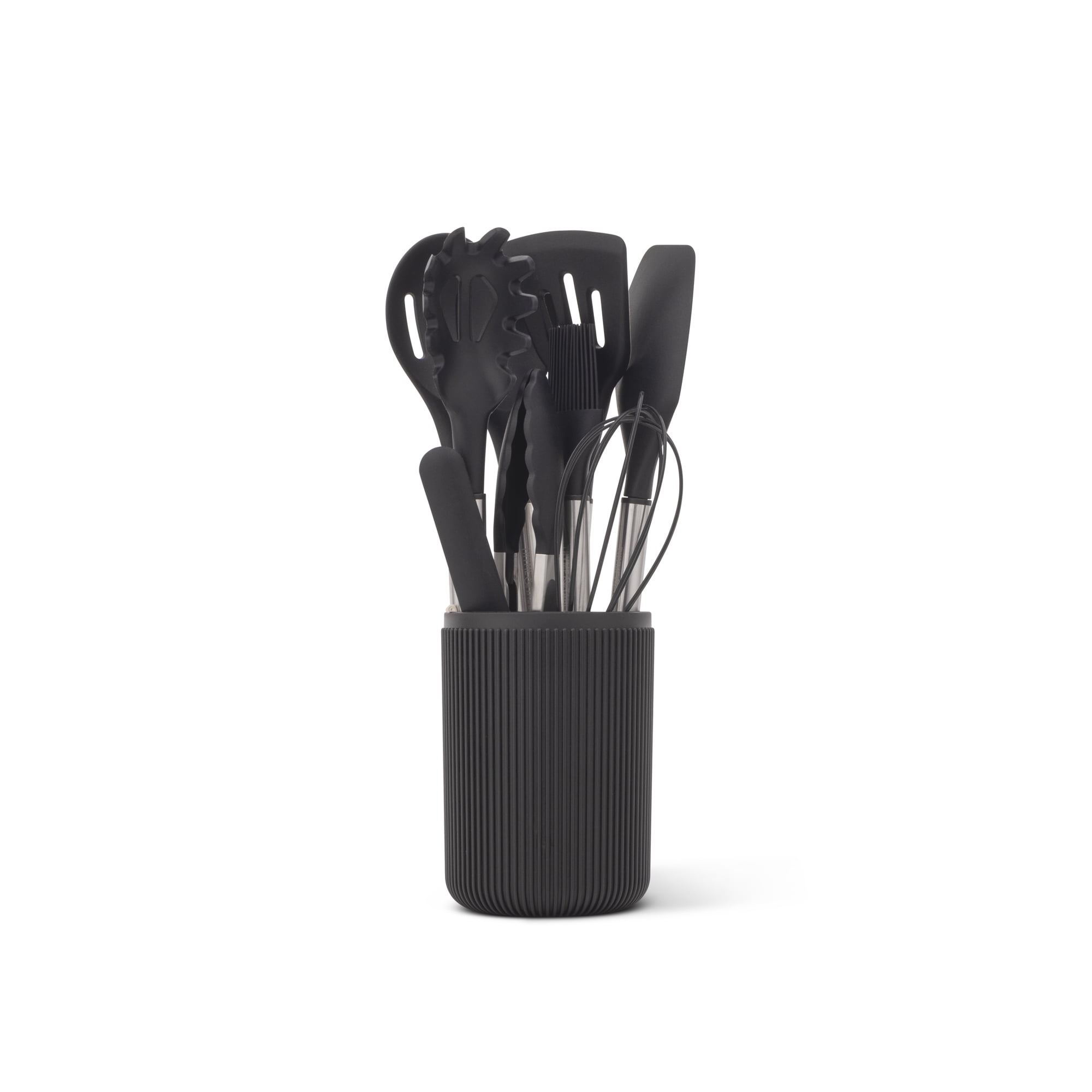 Thyme & Table 10 Piece Silicone Gadget Set -Black