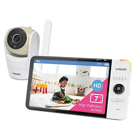 [Upgraded] VTech VM919HD Video Monitor with Battery Support 15-hr Video Streaming, 7" 720p HD Display,360 Panoramic Viewing, 110 Wide-Angle View,HD Night Vision,Up to 1000ft Range