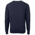 thumbnail image 3 of Men's Cutter & Buck Navy Northern Arizona Lumberjacks Lakemont Tri-Blend V-Neck Pullover Sweater, 3 of 3