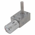 thumbnail image 1 of Micro High Torque DC Gear Motor with Speed Reduction Turbine Electric Reversible Worm Gearbox 12V M8x33mm Shaft 210RPM Self Locking Capability, 1 of 5