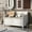White, variant on Harper & Bright Designs Rustic Solid Wood Entryway Storage Bench with Removable Cushion Shoe Bench for Living Room, White