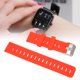 thumbnail image 3 of M Buder Correa de Reloj de Silicona Suave 20 mm para Amazfit GTS 3/2 Bip S/U Rojo (20 cm / 7.8 in), 3 of 3