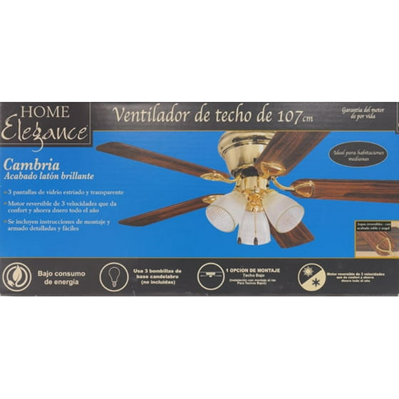 Home Elegance 42 Flushmount Ceiling Fan Com
