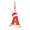 thumbnail image 2 of Christmas Little Red Hat Letter Pendant DIY Writable Name 26 Letter Pendant, 2 of 3