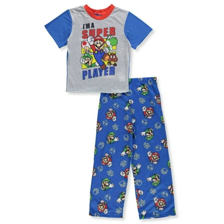 Mario Boys' 2-Piece Pajama Sleep Set