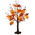 thumbnail image 2 of ¡Ofertas Imperdibles!, Árbol de arce con luces LED de frutos rojos, decoración para fiestas navideñas, hogar, eventos de Acción de Gracias en interiores, árbol de iluminación. Akmoler, 2 of 6