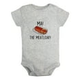 thumbnail image 2 of iDzn Ma! The Meatloaf Funny Rompers For Babies, Newborn Baby Unisex Bodysuits, Infant Jumpsuits, Toddler 0-24 Months Kids One-Piece Oufits, 2 of 5
