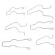 thumbnail image 5 of unbranded 6Ud Clip Resorte Para Compatibilidad Metal Durable Plateado, 5 of 8