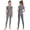 Grey, variant on Girls Full Body Jumpsuit One Piece Romper Leotard Ballet Dance Unitard Gymnastics Activewear Grey 16