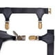 thumbnail image 4 of Men Women 1 Pair Black Socks Suspenders Holder With Double Hard Metal Non-slip Clips Elastic Adjusta, 4 of 5