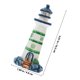 thumbnail image 2 of BRIGHTFUFU Escultura Faro De Resina Verde Estilo Mediterráneo Para De Hogar Y, 2 of 6