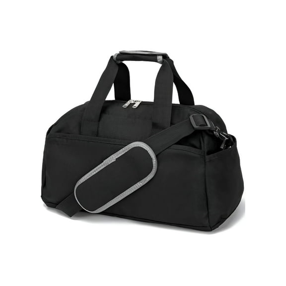 GASTROPOD 14 inch Small Gym Bag for Women & Men, Mini Duffel Bag for Travel Sports Lightweight Carry On Bag, Black