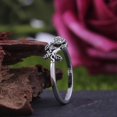 thumbnail image 4 of Vintage Ring Rose Designed Finger Ring Wedding Ring Delicate Finger Jewelry Size 7, 4 of 4
