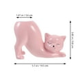 thumbnail image 2 of ADDHAT Planters Cat Ceramic Pink 1Pcs, 2 of 8