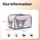 thumbnail image 4 of Funda para tostadora Kuromi de 2 rebanadas, funda protectora contra el polvo y las huellas dactilares, de poliéster, fundas para pequeños electrodomésticos de cocina, 4 of 6