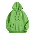 thumbnail image 4 of WILLBEST Sudaderas Navideñas para Hombre y Mujer, Suéter con Estampado De Cocoteros De Color Liso para Otoño e Invierno, Suéter con Capucha De Manga Larga y Bolsillo Mediana​​, 4 of 4