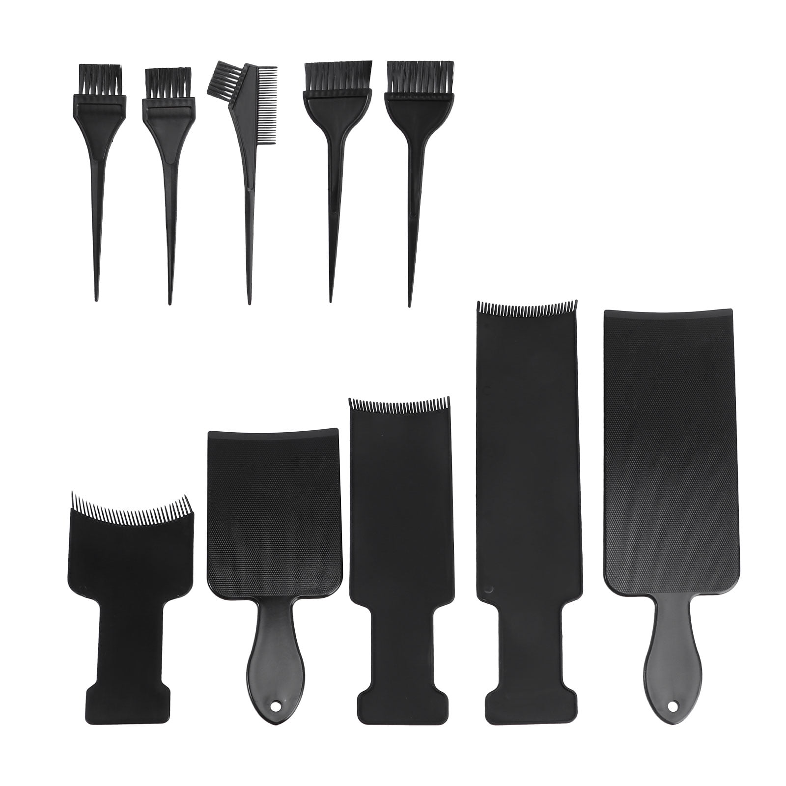 10pcs/ Set Hair Dyeing Tools Highlighting Board and Brush Hair Dying Boards