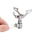 ZNGRJIR Ultra Lightweight 25g Mini Gas Stove Burner Portable Camping