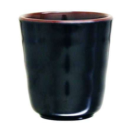 Excellante Tenmoku melamine dinnerware collection 8 oz, 3 1/8" mug, comes in dozen