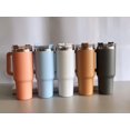 thumbnail image 3 of Adventure Quencher 40 oz Tumbler With Handle And Straw Vacuum Insulated Stainless Steel Tumbler Thermo Cup (White), 3 of 6