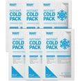 thumbnail image 1 of Instant Cold Pack, XL Ice Packs (9" x 6") - Ready First Aid, Provides fast Relief for Bruises, Swelling, Muscle Spasm, Pain, Headaches, Minor Ice Packs for Injuries (9" x 6", Case of 6), 1 of 5