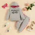 thumbnail image 2 of Birdeem Ensembles pour Filles, Ensemble à Manches Longues avec Capuche, Chandail avec Poche, Col Rond, Pantalon Long, Ensemble Deux Pièces, 2 of 12