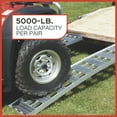 thumbnail image 3 of Ultra-Tow Heavy-Duty Arched Aluminum Loading Ramp Set, 5000-Lb. Capacity, 5ft.L, 3 of 9