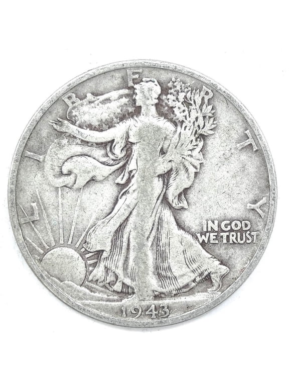 USA Walking Liberty Half Dollar Coin - 90% Silver Average Circulated Condition