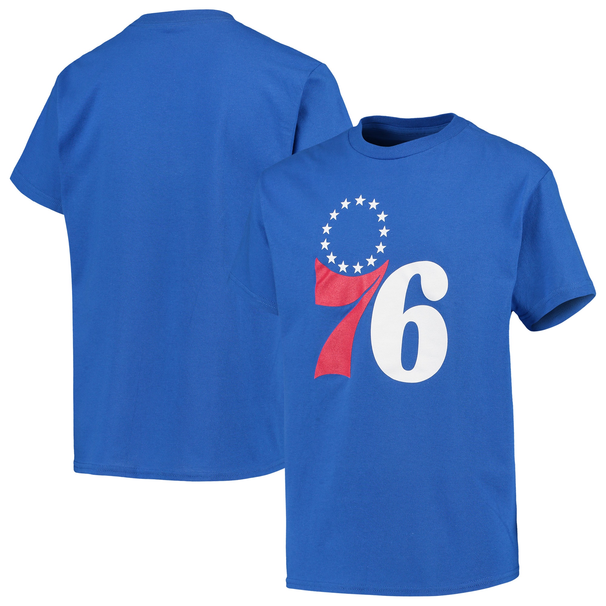 Outerstuff - Philadelphia 76ers Youth Team Logo T-Shirt - Royal - Walmart.com - Walmart.com