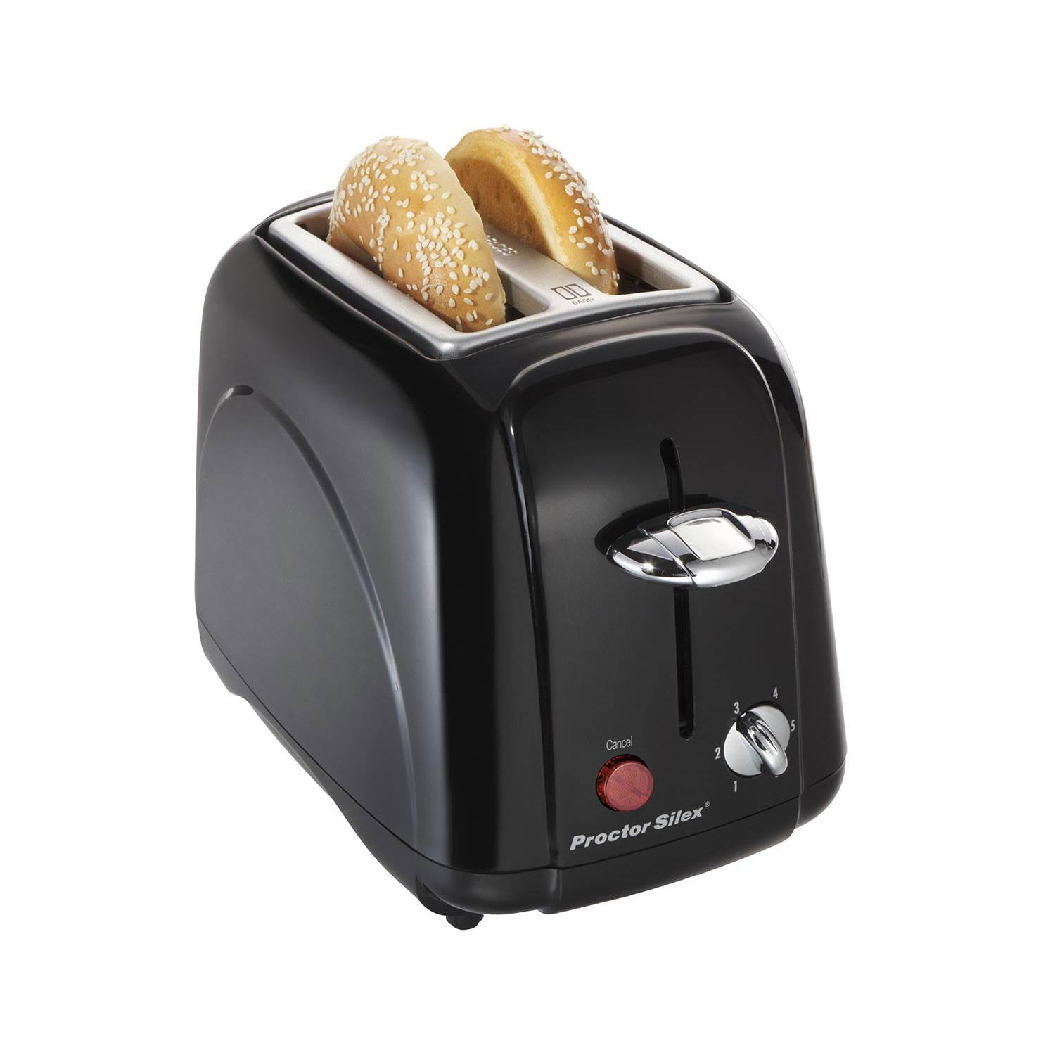 Proctor Silex 22301 2 Slice Countertop Toaster with Slide Out Crumb