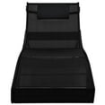 thumbnail image 2 of vidaXL Sun Lounger with Pillow Poly Rattan Black, 2 of 4