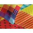 thumbnail image 4 of Ambesonne Retro Quilted Bedspread Set 3 Pcs, Rainbow Retro Patchwork, King Size, Multicolor, 4 of 5
