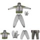 thumbnail image 2 of 1 Set Al aire libre Protección sol Ropa Anti-Mosquito Trajes con capucha (gris), 2 of 8
