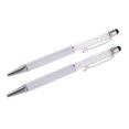 thumbnail image 1 of simhoa White Rhinestone Pens - Capactive Touch Screen with Ballpoint Writing Pen, 1 of 8