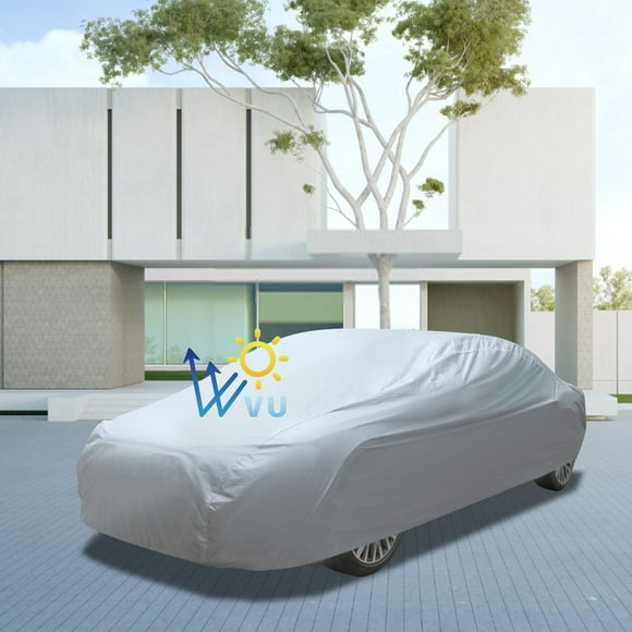 Heavy Duty Car Cover,Truck Cover,Water Resistant,Windproof,Dustproof,Scratchproof,Sun/Rain Protection Cover for Car,All Weather Indoor Outdoor Automobiles Protector,Must-Have Car Accessories