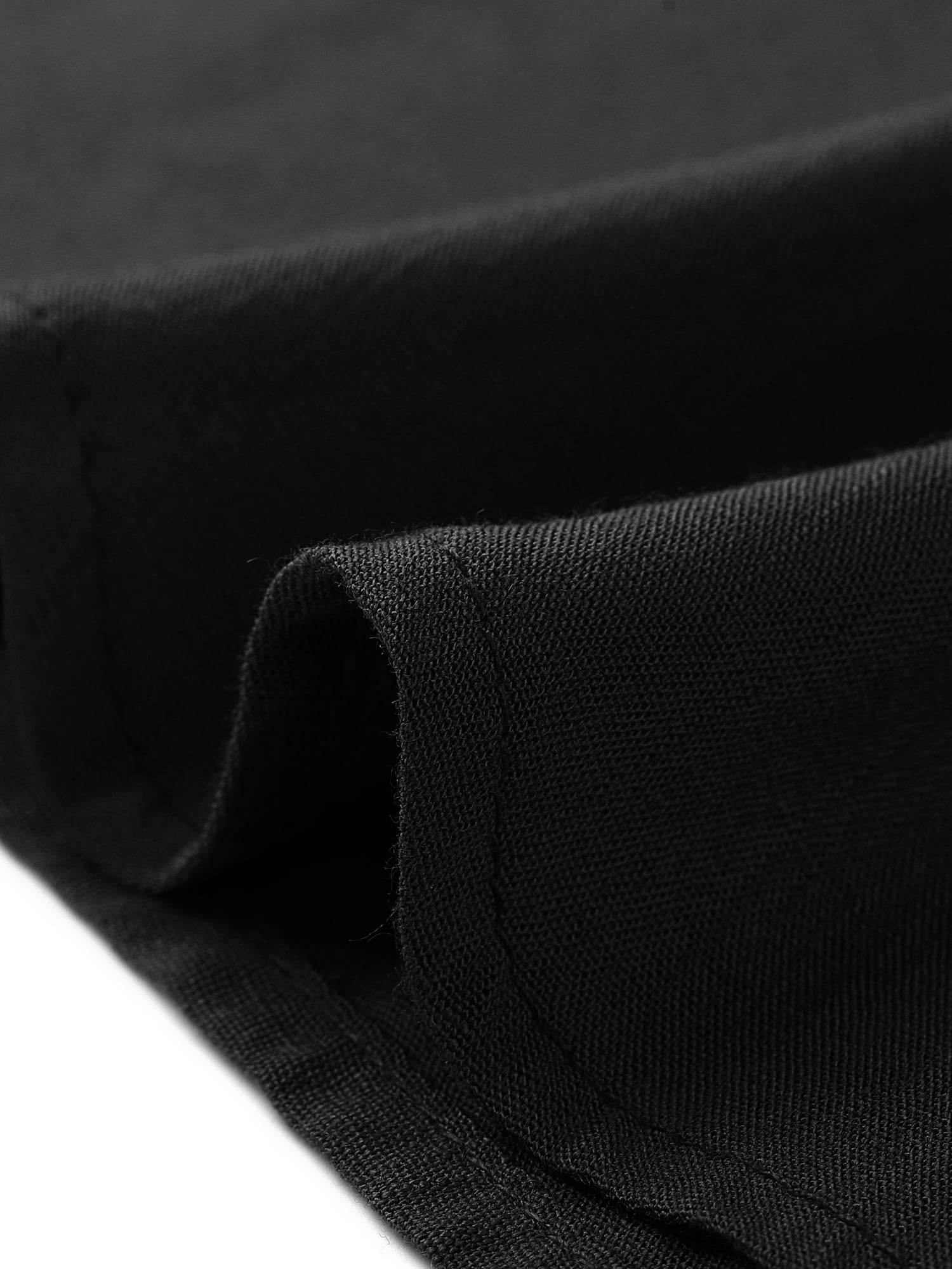 DARING DIVA Women's High Low Tops Bell Sleeve Crewneck Ruffle Blouse M Black