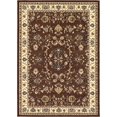 thumbnail image 1 of Unique Loom Kashan Traditional Floral Area Rug, 7 x 10 Feet, Brown/Ivory, 1 of 2