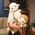thumbnail image 3 of Kripyery Sheep Plush Doll PP Cotton Fully Filled Super Cute Lamb Doll Plushies Ornament Soft Stuffed Animal Cartoon Sheep Doll Companion Sleeping Pillow Kids Girl Toy Gift, 3 of 8