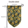 thumbnail image 6 of Wukai Sunflowers Print Garden Flag 12.5x18 Inch Double Sided Sun-resistant Rain-resistant, Wrinkle-resistant Colorfast(Only Flag), 6 of 6