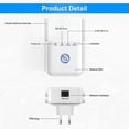 thumbnail image 4 of 1200M WiFi Repeater AC24 WiFi Amplifier, WiFi Extender, Powerful WiFi Repeater with Ethernet Port, Compatible with Almost All Internet Boxes hwy, 4 of 5