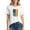 03 White, variant on Weiqiqre Womens T Shirts, Rainbow Shirt Heart Graphic Tees Casual Summer Short Sleeve Tops