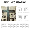thumbnail image 5 of Throw Pillow Case Beliefs We Walk by Faith and Not Sight Design ian Bible Verse Decorative Cushion Cover Square Throw Pillow Cover, 5 of 5