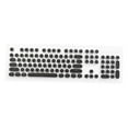 thumbnail image 4 of Round PBT Keycap Set with Translucent Layer Gaming Keyboard Retro Punk Typewriter- black, 4 of 7