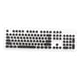 thumbnail image 4 of Teclas de cristal para s mecánicos completo de 108 teclas para s 12,6 cmx 6cm,,2 pulgadas - negro Hugo teclado de teclas de pudín, 4 of 7